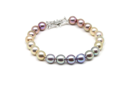 Mixed Freshwater Pearl Stretch Baroque Bracelet – Kyoto Pearl